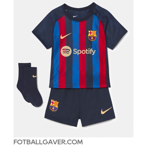 Barcelona Frenkie de Jong #21 Fotballklær Hjemmedraktsett Barn 2022-23 Kortermet (+ korte bukser)